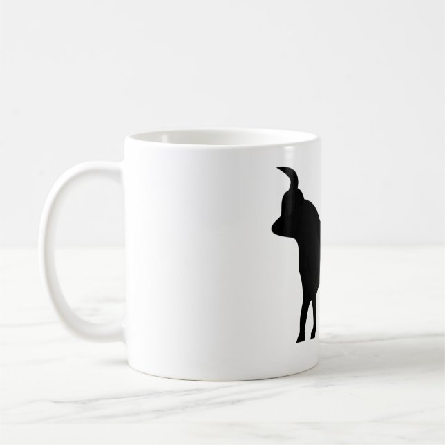 Caneca De Café Símbolo Astrológico Taurus Sinal 4 (Esquerda)
