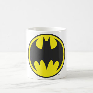 Caneca De Café Símbolo Batman   Logotipo do Bat Circle