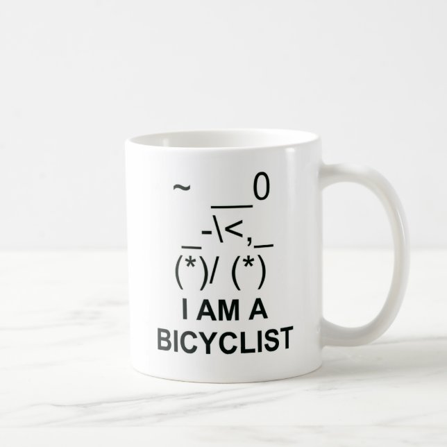 Caneca De Café Símbolo Biciclo (Direita)