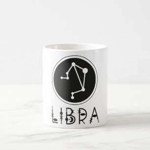 Caneca De Café Símbolo Celestial Zodiac Mug/Libra