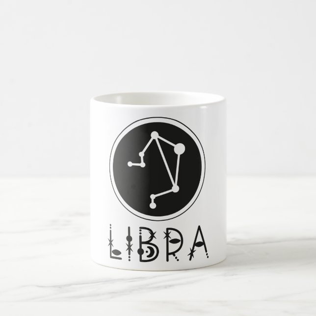 Caneca De Café Símbolo Celestial Zodiac Mug/Libra (Centro)