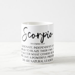Caneca De Café Símbolo Celestial Zodiac Mug/Scorpio