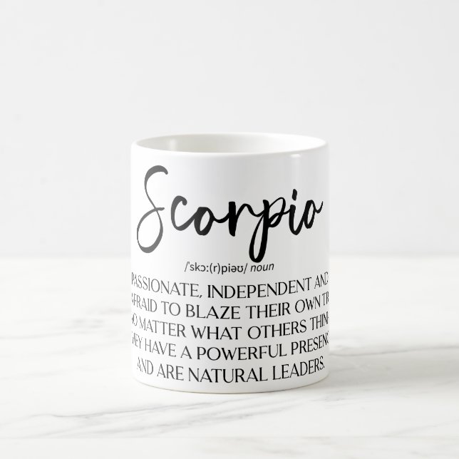 Caneca De Café Símbolo Celestial Zodiac Mug/Scorpio (Centro)
