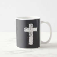 Símbolo Cristão Minimalista de Cruz Simples Fé
