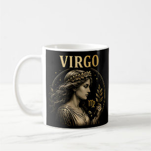 Caneca De Café Símbolo da Donzela de Virgem Presente de Aniversár