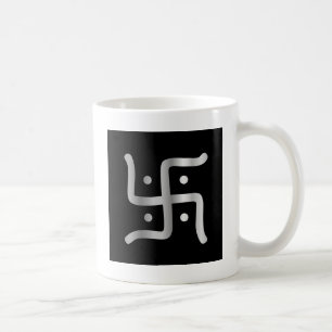 Caneca De Café Símbolo da suástica da religião do Jainism