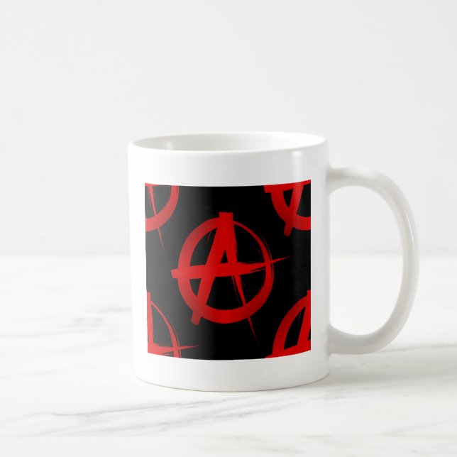 Caneca De Café Símbolo de anarquia (Direita)