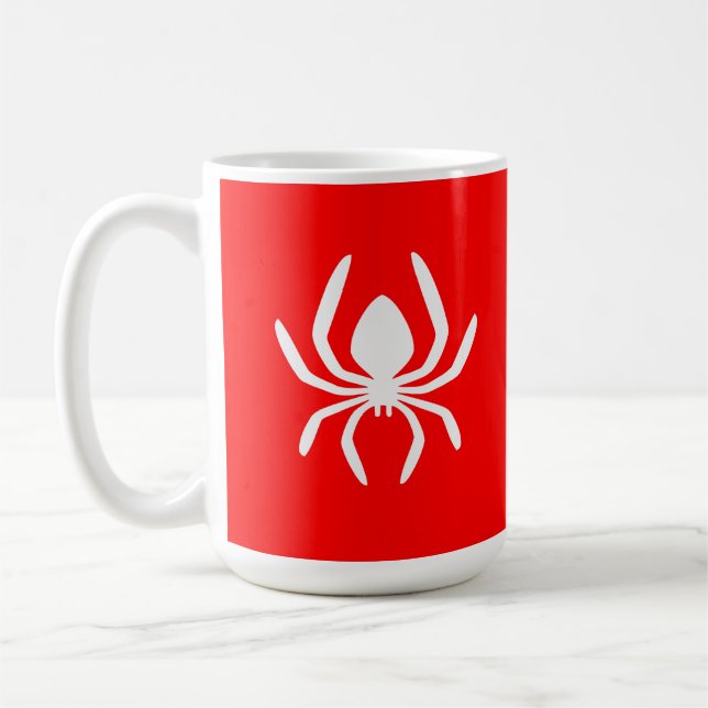 Caneca De Café Símbolo de aranha vermelha (Esquerda)