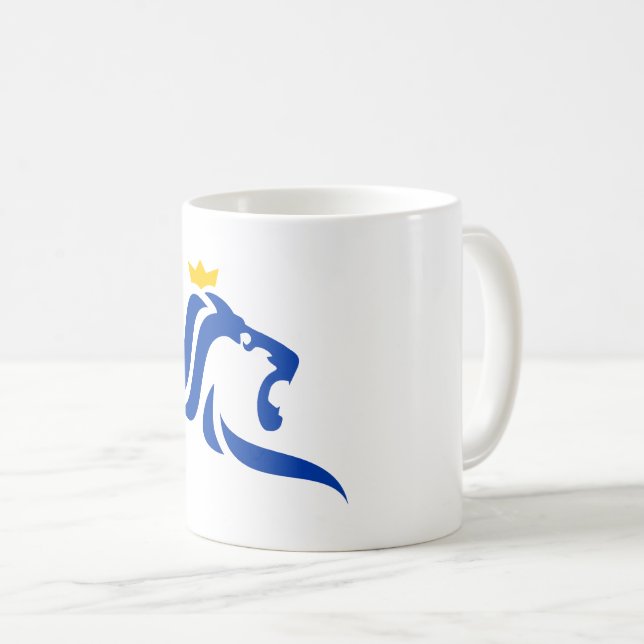 Caneca De Café Símbolo de bandeira da cidade de Luxemburgo (Frente Esquerda)