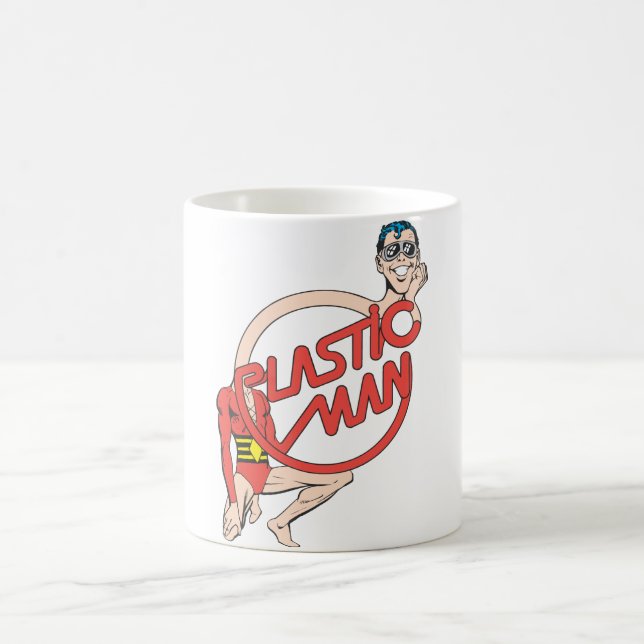 Caneca De Café Símbolo de borracha de homem plástico (Centro)