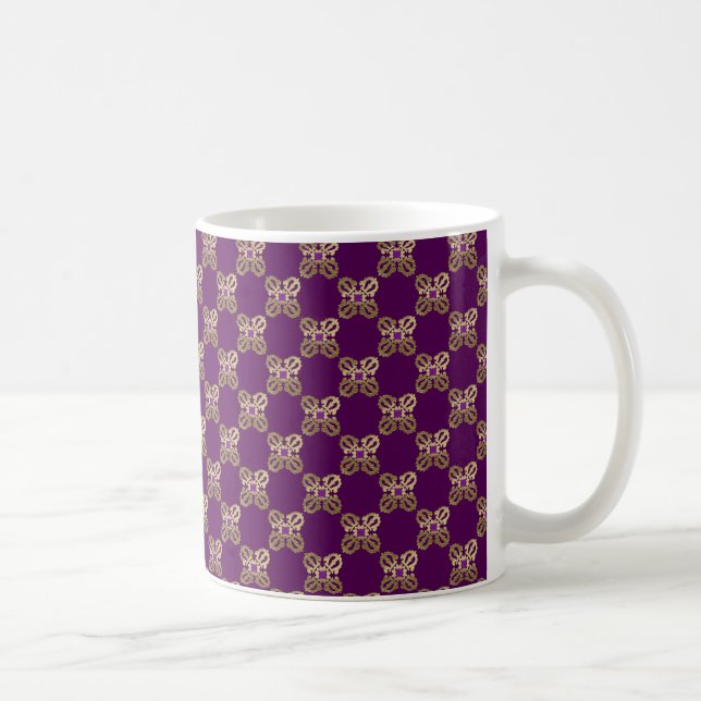 Caneca De Café Símbolo de budista ouro Vajra (Direita)