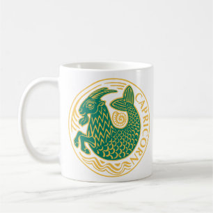 Caneca De Café Símbolo de Capricórnio do Zodíaco