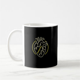 Caneca De Café Símbolo de Coração Curativo • Reparo Emocional & I