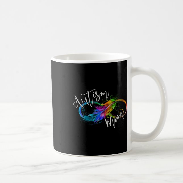 Caneca De Café Símbolo de Neurodiversidade Arco-Íris Infinito Aut (Direita)