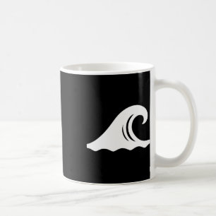 Caneca De Café Símbolo de Ondas Legais Surfista Surf Surfando Pra