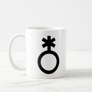 Caneca De Café Símbolo de sexo não binário