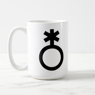 Caneca De Café Símbolo de sexo não binário