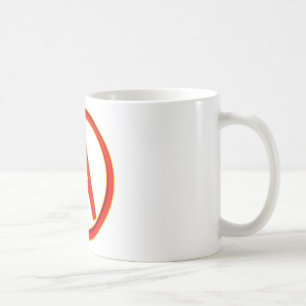 Caneca De Café Símbolo do ateísmo