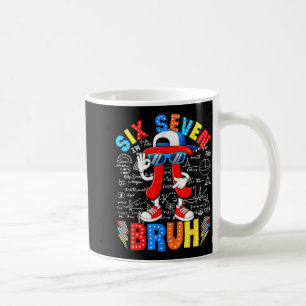 Caneca De Café Símbolo do dia 67 seis sete meme professor de mate