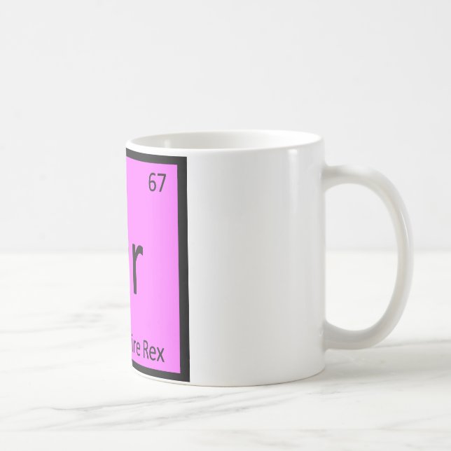 Caneca De Café Símbolo do Elemento Químico do Gato Dr - Devonshir (Direita)
