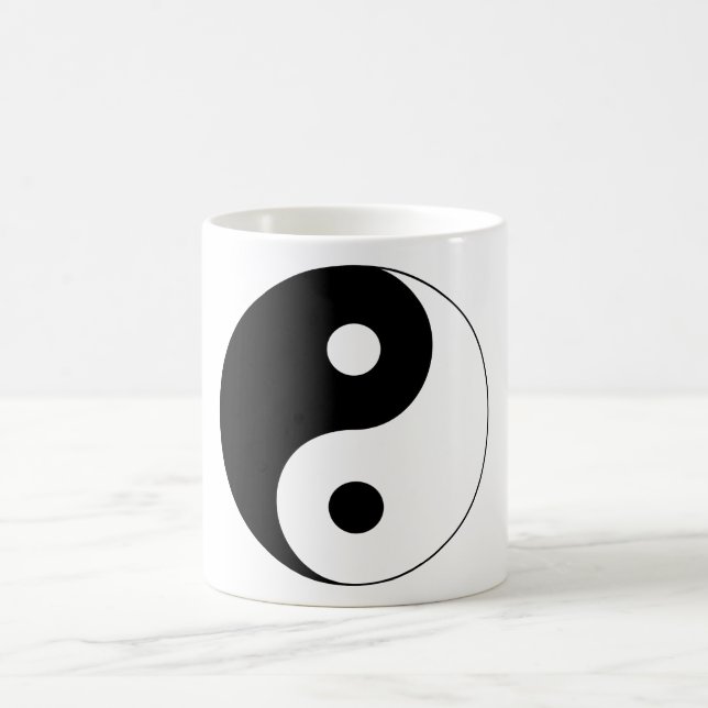 Caneca De Café Símbolo Espiritual Yin Yang (Centro)