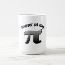Caneca De Café Símbolo feliz do Pi do dia do Pi para nerd da