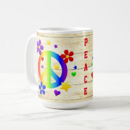 Caneca De Café Símbolo Festivo da Paz