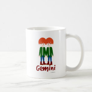 Caneca De Café Símbolo Gemini Cute Twins