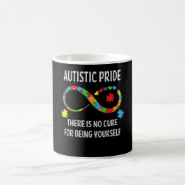 Caneca De Café Símbolo Infinito Autismo Orgulha Consciência do Co