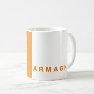 Caneca De Café Símbolo irlandês da bandeira do condado de Armagh