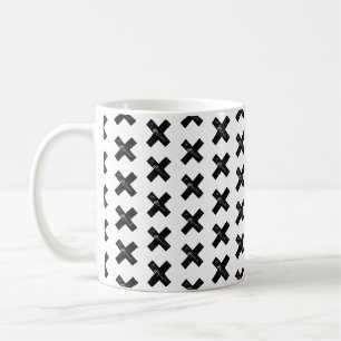 Caneca De Café Símbolo matemático preto e branco "Multiplique" -