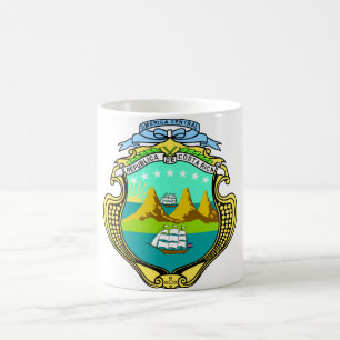 Caneca De Café Símbolo oficial da heráldica da brasão de Costa