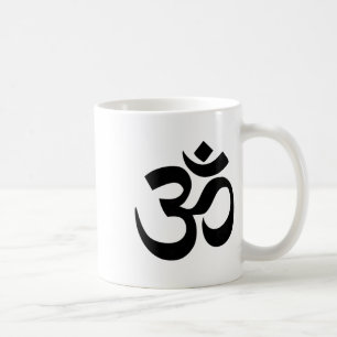 Caneca De Café Símbolo Om Budista