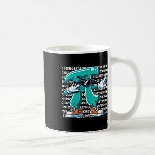 Caneca De Café Símbolo Pi Divertido Fazendo Dabbing Crianças Meni