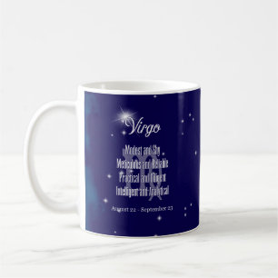 Caneca De Café Símbolo Virgo Zodiac Astrologia Horoscópio