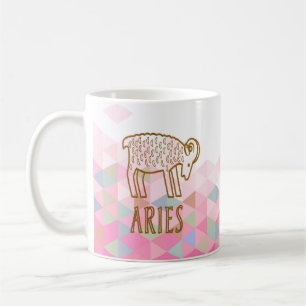 Caneca De Café Símbolo Zodiac Aries