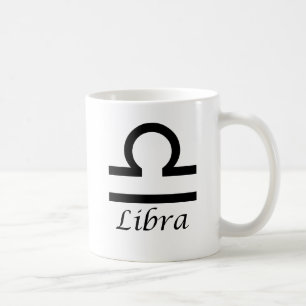 Caneca De Café Símbolo Zodiac "Libra"