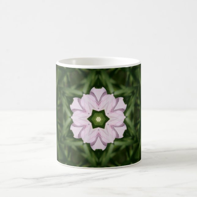 Caneca De Café Simetria da Taça de Vinho Rosa (Centro)