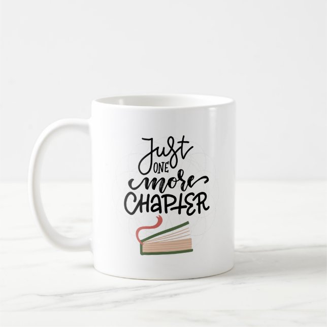 Caneca De Café Simple Charming Just One More Chapter Cozy (Esquerda)