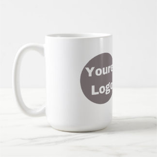 Caneca De Café Simple Logo and Text Business personallze