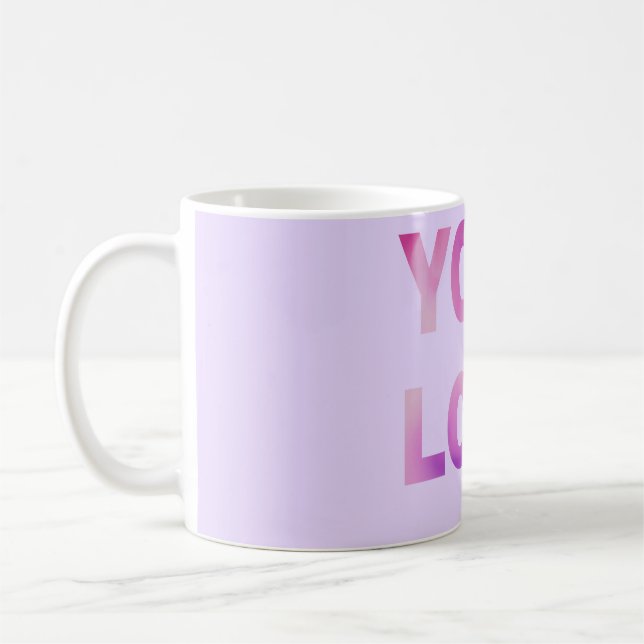 Caneca De Café simple minimal add your logo/design here text      (Esquerda)