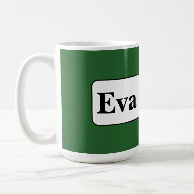 Caneca De Café Simples e Elegante (Esquerda)