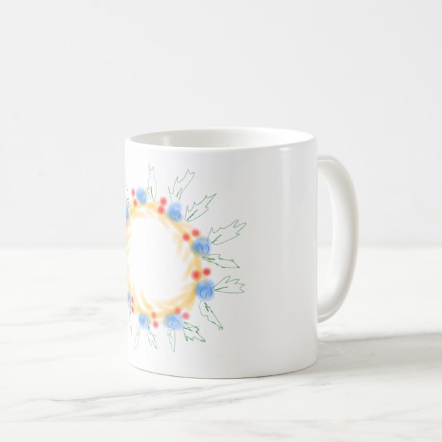 Caneca De Café simples e mínimo adicione seu nome Bridesmaid casa (Frente Esquerda)