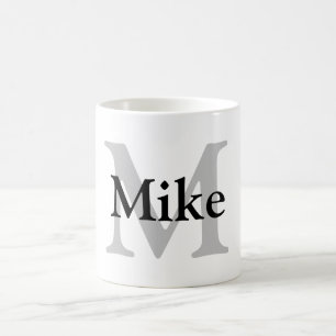 Caneca De Café simples e mínimo adicione seu nome PADRINHOS DE C