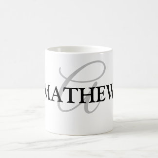 Caneca De Café simples e mínimo adicione seu nome PADRINHOS DE CA
