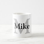 Caneca De Café simples e mínimo adicione seu nome PADRINHOS DE CA<br><div class="desc">design</div>
