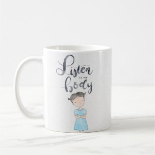 Caneca De Café Simples e Significativo, Autoamor, aspecto Calmo