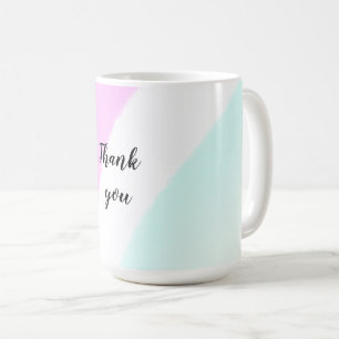 Caneca De Café Simples elegante minimalista obrigado elegante per