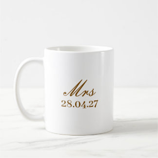 CANECA DE CAFÉ SIMPLES ELEGANTES MODERNOS PERSONALIZADOS DIA DAS 