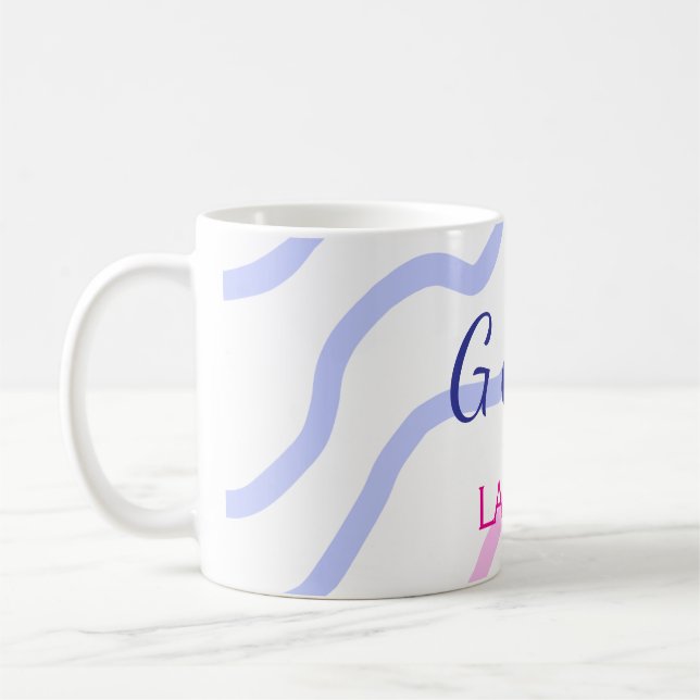 Caneca De Café SIMPLES MINIMAL adicione o nome do casal texto do  (Esquerda)